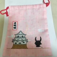ひこにゃんの巾着袋の画像