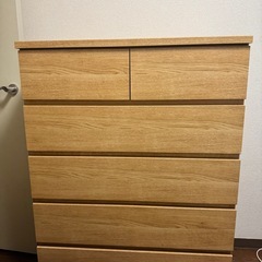 ニトリ　5段タンス　収納の画像
