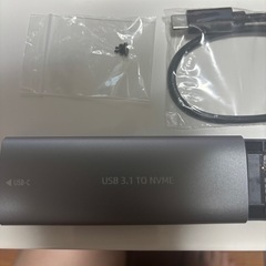 M.2 SSD 512GB＋SSD外付け用ストレージケースの画像