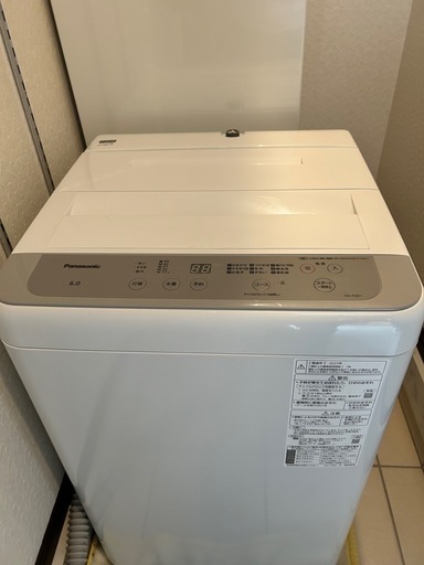 2023年製【Panasonic/パナソニック】6kg 洗濯機 NA-F6B1 6キロ 全自動洗濯機 ビッグウェーブ洗浄