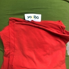 Yogiboマックス　オレンジ色カバー付の画像