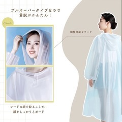 新品未使用　使い捨て　レインコート　7個セットの画像