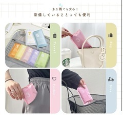 新品未使用　使い捨て　レインコート　7個セットの画像