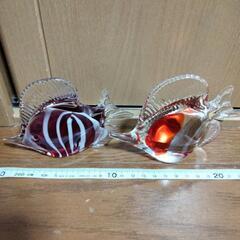 マルティグラス　魚　置物　ガラスの画像
