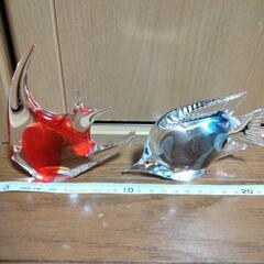 マルティグラス　魚　置物　ガラスの画像