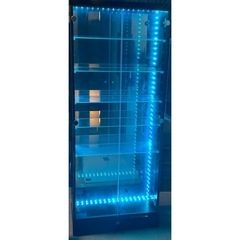 ウィズプラン LEDガラスショーケース コレクションケース の画像