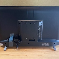 TOSHIBA 40V34 2020年製　40V型液晶テレビの画像