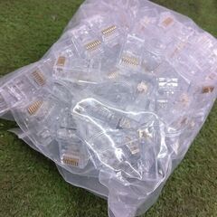 日本製線 NSP624B Cat6 RJ45 モジュラープラグ 100個入り【野田愛宕店】【店頭取引限定】【未使用】管理番号：ITS7KX7K83MCの画像