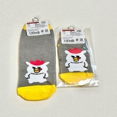 【未使用】ノラネコぐんだん親子靴下セットの画像