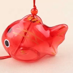 赤金魚風鈴 ガラス 夏色インテリア  の画像