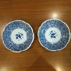 蛸唐草 小皿 2つ