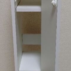【取引中】収納ラック スリム ホワイトの画像