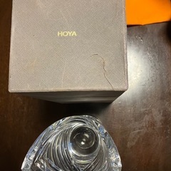 新品　HOYAのクルスタル花瓶の画像
