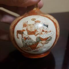 骨董　九谷焼一輪挿し　明治の画像