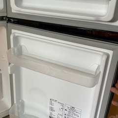 冷蔵庫87L  ほぼ新品の画像