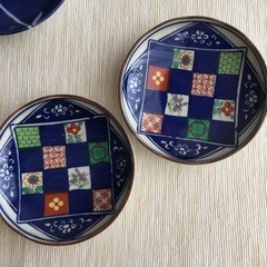明和窯金陶苑 江戸小粋小皿 有田焼清秀 伊万里豆皿 計6枚セットの画像