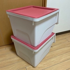 収納ボックス　2個セットの画像