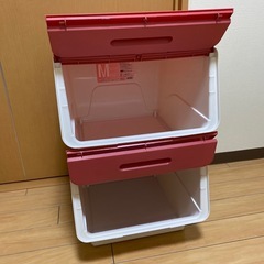 収納ボックス　2個セットの画像
