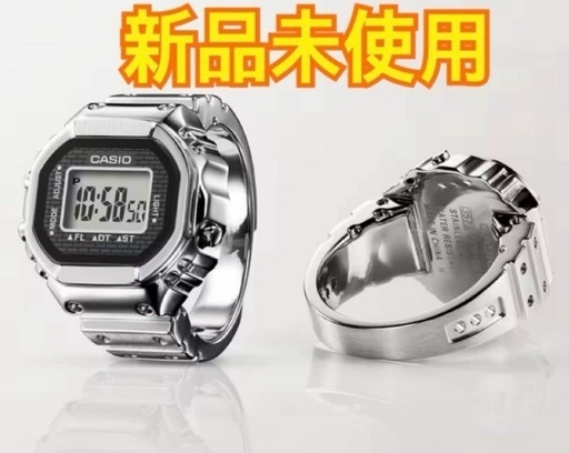 CASIO RING WATCH カシオ リングウオッチ ブラック CRW-001-1JR