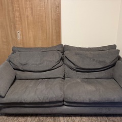 ⭐︎お取引予定⭐︎  無料　ニトリ　3人掛けソファー　(Nポケット A9H DR-GY)の画像