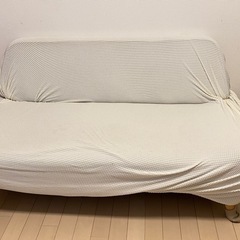 2人掛けソファ(ベージュシート無料付き)の画像