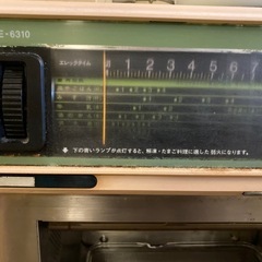 昭和レトロ電子レンジの画像