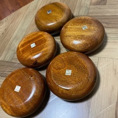 未使用　木製皿　サラダ おつまみ キャンプ アウトドア　の画像