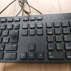 Dell キーボード　マウス　2点セット 有線 日本語配列 マルチメディア対応 ブラック　USBキーボードの画像