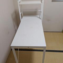 ニトリ　システムデスク　ザッキー　ホワイトの画像