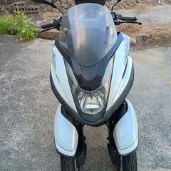 ヤマハのトリシティ125cc　エンジンセル一発始動。外装綺麗な車体です。の画像