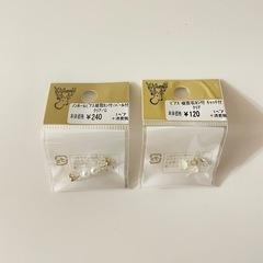【新品・お得】ハンドメイド 材料 ピアス クリップ チャーム 計5点セットの画像