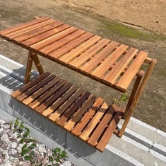 木製ラック　の画像