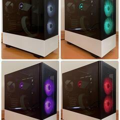 在庫多数 ゲーミングPC 自作PC お譲りします 5万円から モンハンワイルズ 動画編集用など NZXT Windows 11 オーダーメイド対応の画像