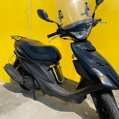 セル1発始動‼️原付2種⭐️アドレスV125s スズキ⭐️タイヤ新品‼️安心のFiモデル⭐️ピンクナンバー　2人乗りの画像