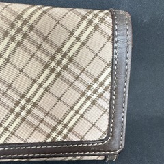 バーバリーブルーレーベル　長財布　ノバチェックの画像