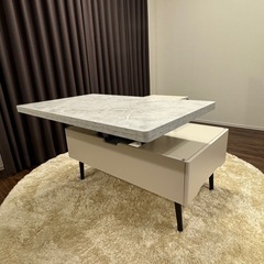 昇降式テーブル　ローテーブル　ダイニングテーブル　の画像
