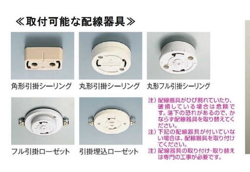 シーリングファン(未使用)