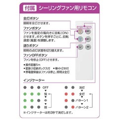 シーリングファン(未使用)の画像