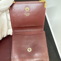 Cartier PARISカルティエ マストライン財布 札入れ 手帳型小銭入2個の画像