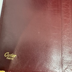Cartier PARISカルティエ マストライン財布 札入れ 手帳型小銭入2個の画像