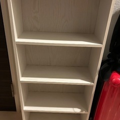 本棚　4段　薄型　カラーボックス