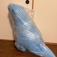 コストコ 恐竜 BIGサイズ大きいぬいぐるみ あげます水色 巨大の画像