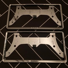 🉐土日限定価格/美品❗️SUZUKIナンバーフレーム
