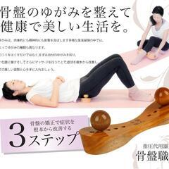 正規品⭐️骨盤職人 PV01 木製 ツボ押し玉 骨盤矯正 肩甲骨 腰痛 足ツボの画像