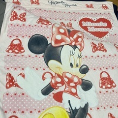 ディズニー　ミニーちゃん　タオルケットの画像