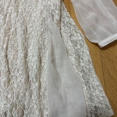 oneway レース　ビジュー　トップス　袖切り替え　チュニックの画像