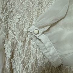 oneway レース　ビジュー　トップス　袖切り替え　チュニックの画像