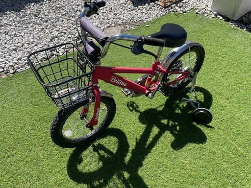 【取引中】幼児用自転車 16型　ベリーノ（レッド）