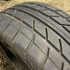 超レア 4穴 114.3 215/45R17 東北6県無料配送対応‼️爆安‼️最終値下げ‼️①超超超バリ溝❗ アルミ付き 国産 タイヤ !!　サマー　タイヤの画像