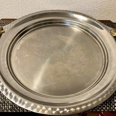決定済 金属製取手付大型トレイの画像